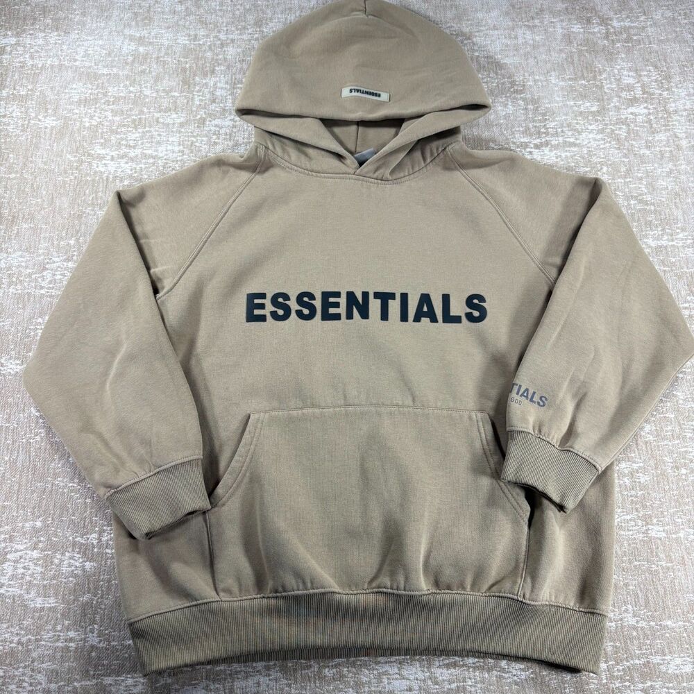 Fear of God Essentials Hoodie Medium Tan/Taupe